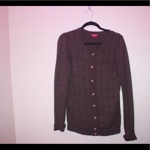 Vintage brown cardigan